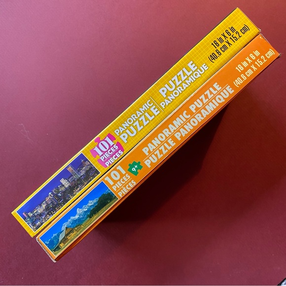 Two Panoramic Puzzle 101 pieces - Picture 2 of 3